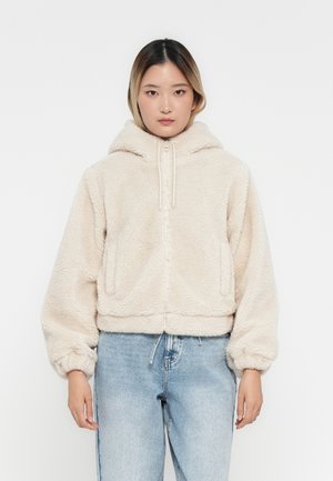 JDYMILA TEDDY HOOD JACKET - Klassischer Mantel - moonbeam