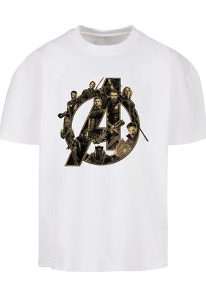 F4NT4STIC MARVEL AVENGERS INFINITY WAR MARVEL LOGO - Tričko s potlačou - white