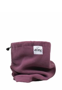 Fleece nekwarmer in diep mauve met een zachte textuur. Voorzien van een verstelbaar trekkoord en een genaaid label met merknaam.