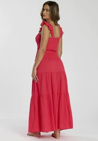 South Beach SHIRRED WAIST - Maxikjol - hot pink