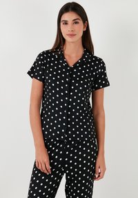 LELA REGULAR FIT SET - Komplet pidžame - black