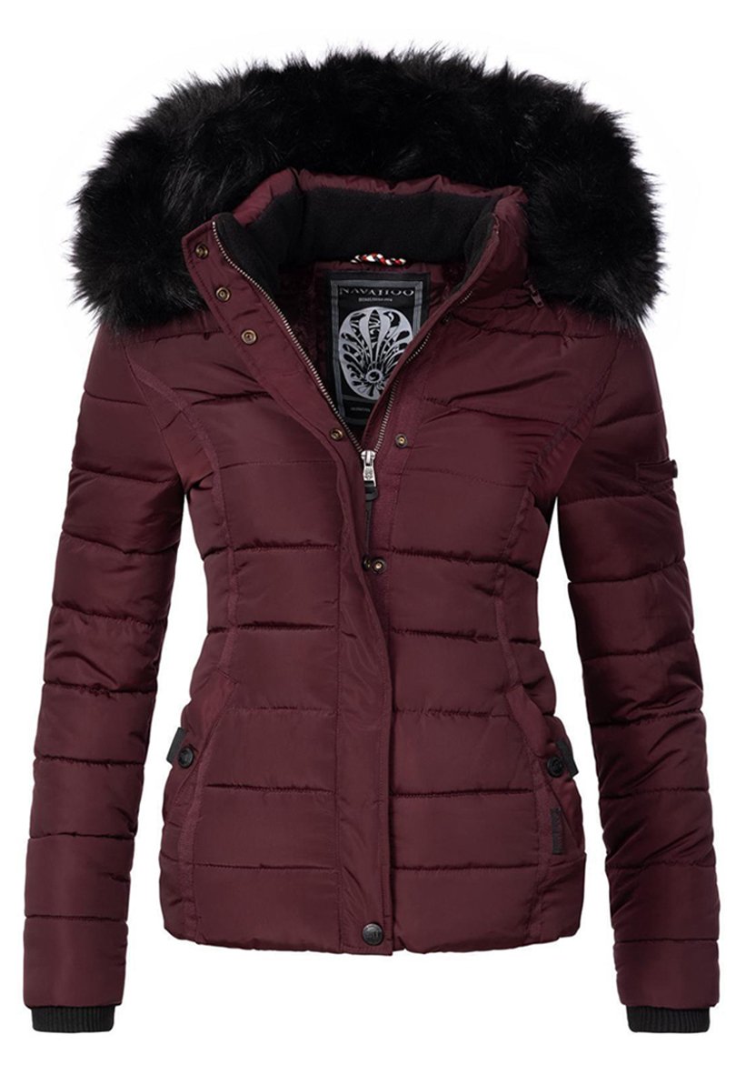 Navahoo B935 Manteau Imperméable Pour Femme Avec Capuche, Taupe, S