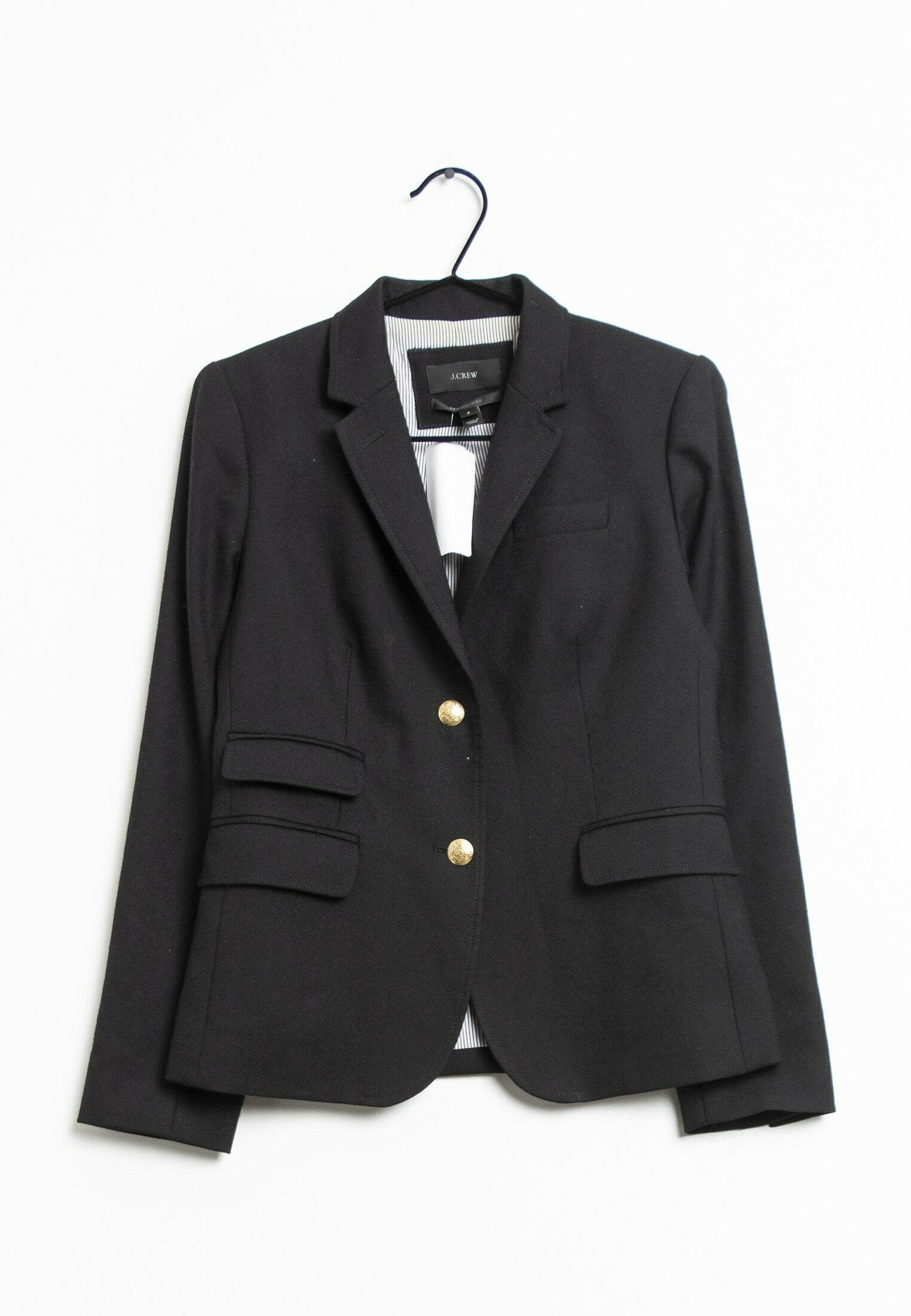 j crew black blazer