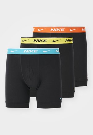 BRIEF 3 PACK - Trumpikės - black/dusty cactus