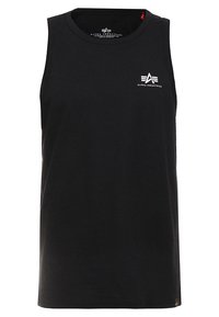 SMALL LOGO TANK - Top - black