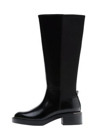 EQUESTRIAN-STYLE - Kozačky na platformě - black