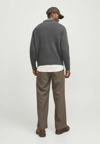 Jack & Jones EINFARBIG - Polosärk - iron gate