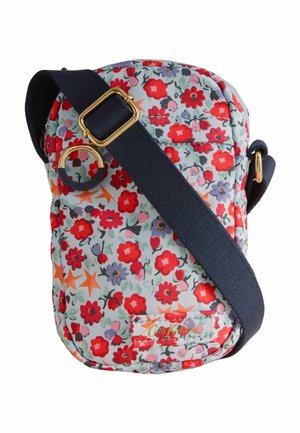 Cross body bag - blue folding star ditsy