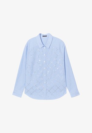 Breal LANGARM-MIT STRASS-VERZIERUNG - Camicia - couleur argent