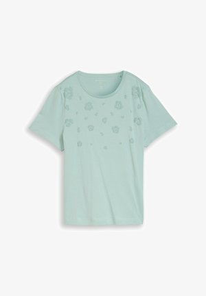 TOM TAILOR, T-SHIRT BASIC CREW NECK PRINT - T-shirt print - blue haze