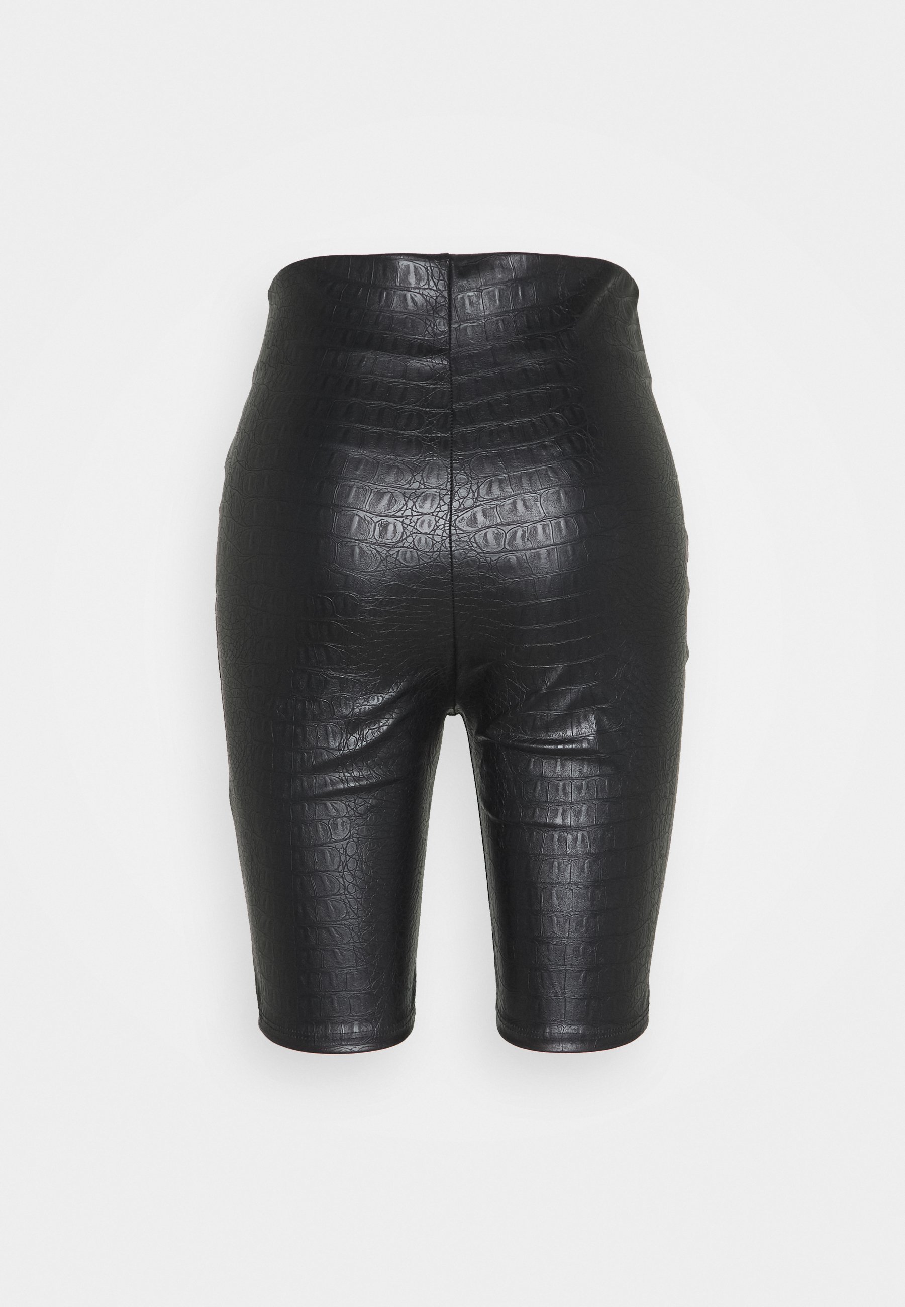 Biker short - zwart (leer) – Flowthebrand