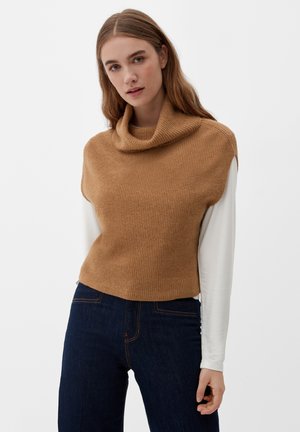 Strickpullover - sandstein