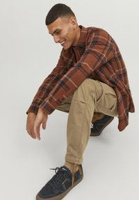 Jack & Jones JPSTACE JJTUCKER AMA - Cargo trousers - otter