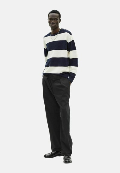 The Kooples Pullover - ecru navy