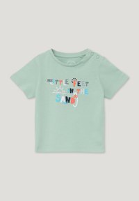 s.Oliver MIT STATEMENT - T-shirt z nadrukiem