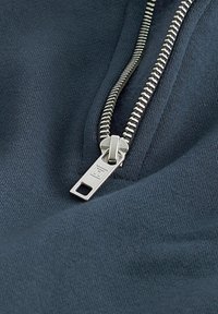 Next HALF ZIP FUNNEL NECK - Sudadera - mottled blue