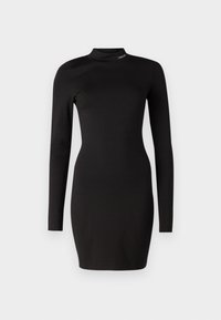 LOGO MILANO DRESS - Jersey dress - black