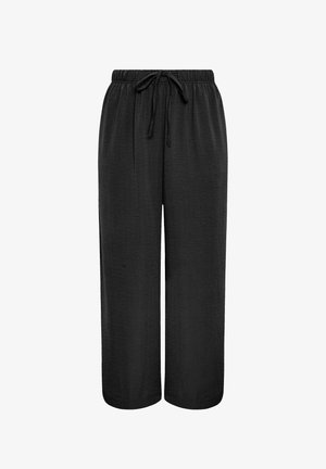 Yours Clothing, WIDE LEG TROUSERS - Bukser - anthracite