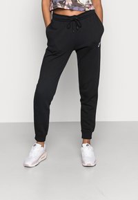 Nike Sportswear - Joggebukse - black/white Miniatyrbilde 1