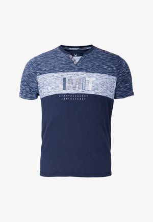 Print T-shirt - nachtblau
