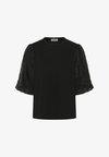 SLMARIGOLD PUFF - T-Shirt basic - black