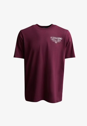 Alessandro Zavetti, MONTANELLI T-SHIRT - Camiseta estampada - aristocat optic white sandy almond