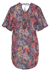 LASCANA Tunica - blau orange bedruckt