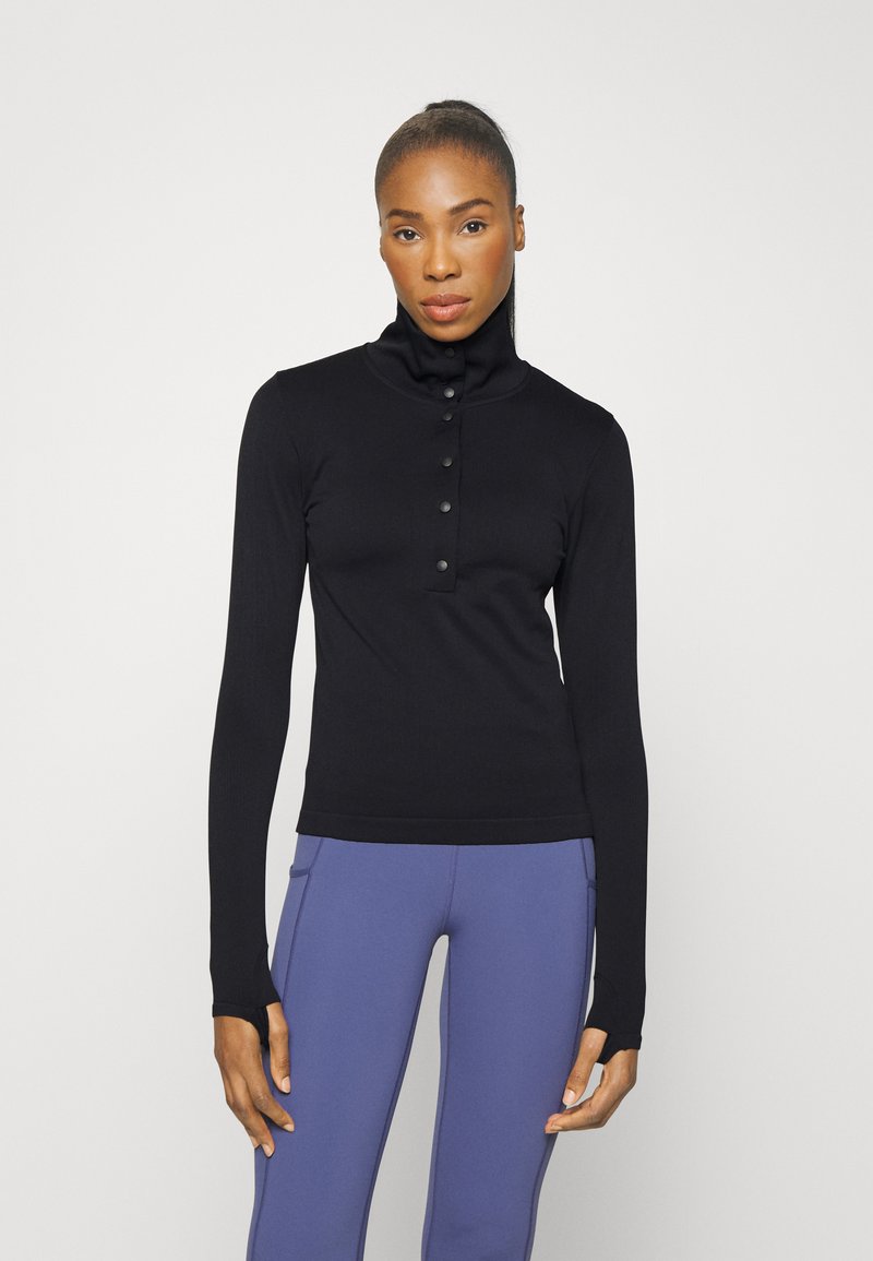 Athleta FLURRY SEAMLESS Long sleeved top black Zalando.ie