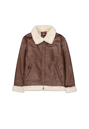 Alpha Industries, Imitatieleren jas - brown