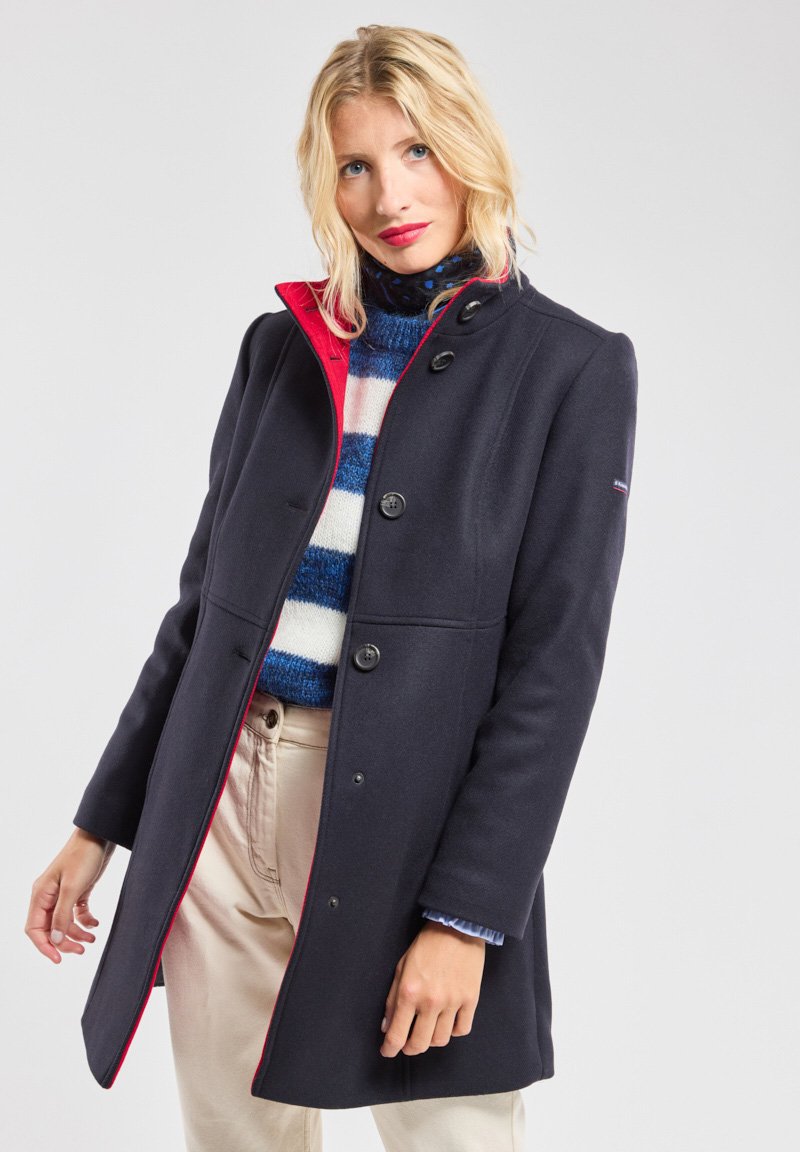 Armor lux BI-COLORE - Trench - marine/rouge