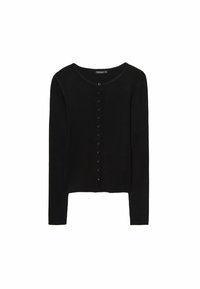WITH BUTTONS  - Cardigan - black
