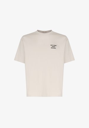Drôle de Monsieur T-shirt con stampa - beige