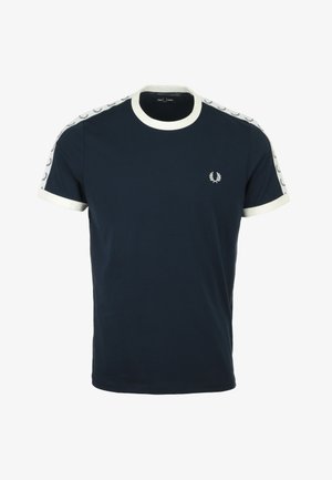 Fred Perry RINGER - Camiseta estampada - blue