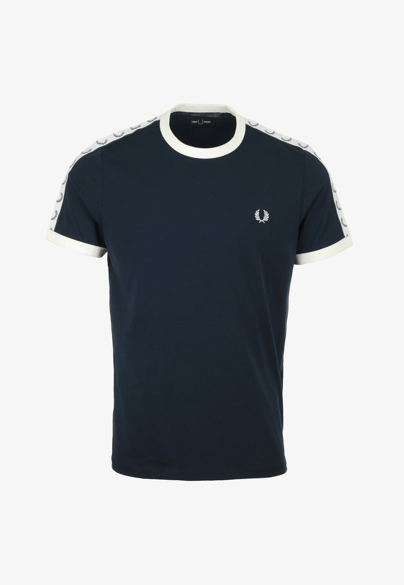 Fred Perry RINGER - T-shirt con stampa - blue