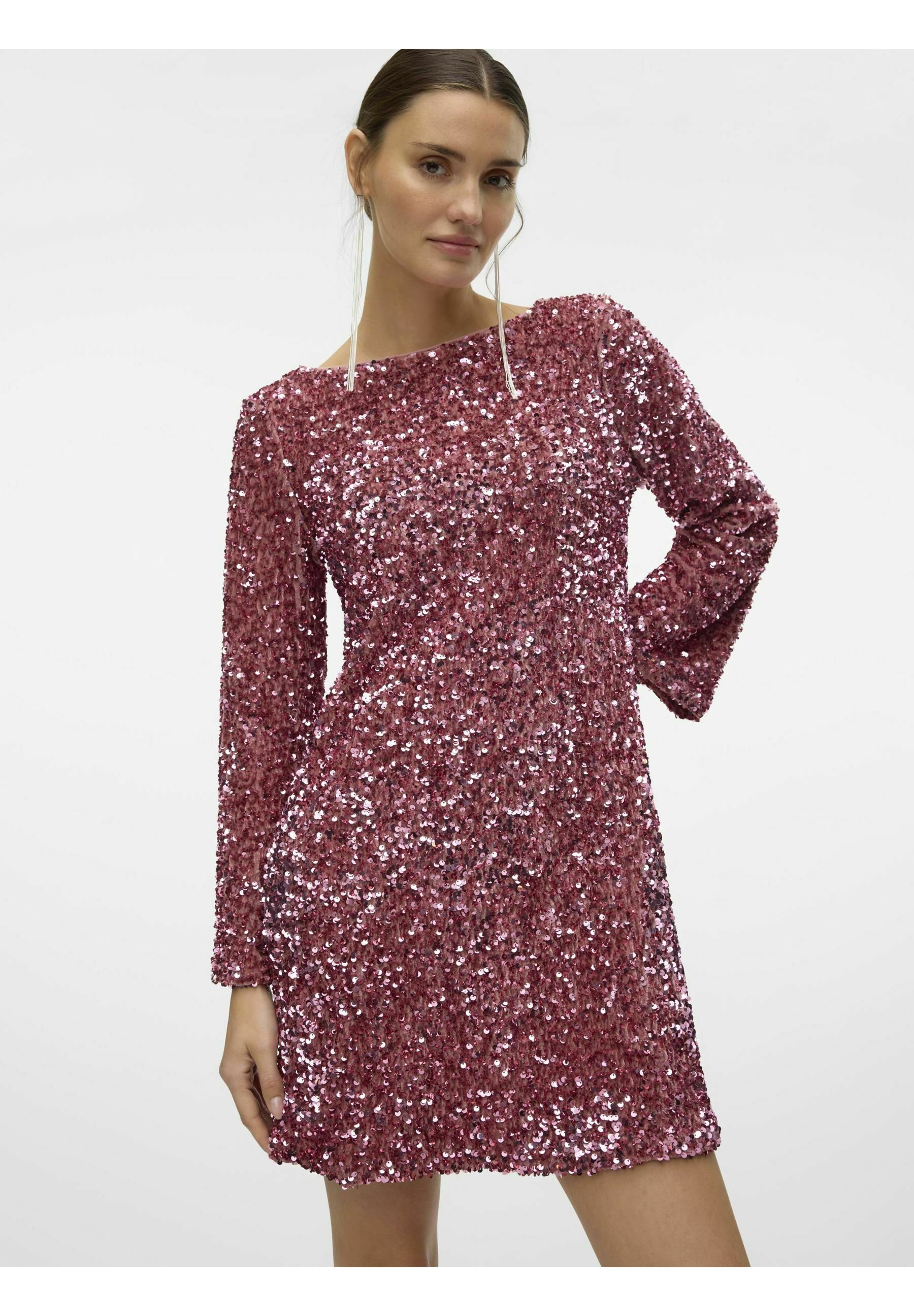 Robe D'été Grise Et Rose Autograph M&S - Taille 14, Longueur Genou, Neuf Sans étiquette