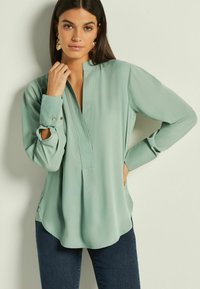 Next LONG SLEEVE OVERHEAD  - Bluse - sage green