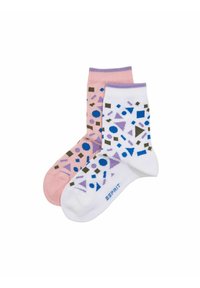 Esprit 2ER-PACK: MIT GEOMETRISCHEM MUSTER - Socken - white
