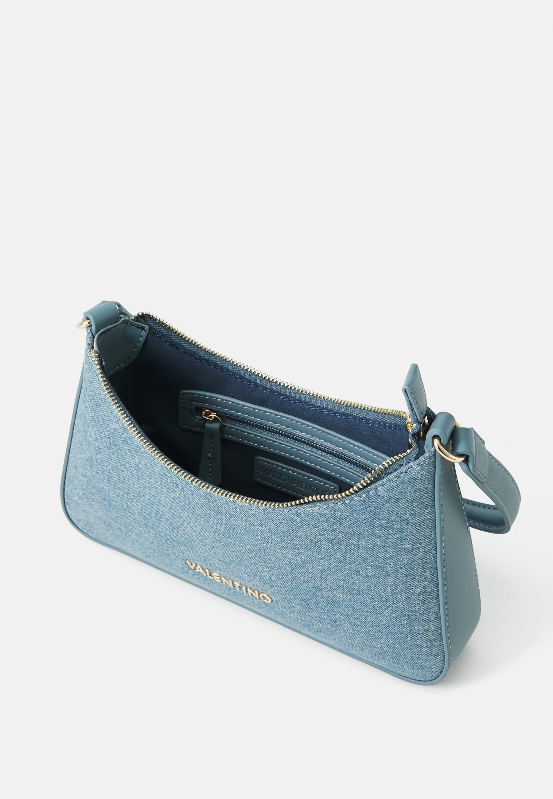 【Valentino Bags】海外限定 Kelly Denim ショルダーバッグ Valentino Bags Kelly Denim Borsa a spalla cotone nero