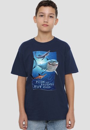 Disney FINDING NEMO FISH ARE FRIENDS - Print T-shirt - dark blue