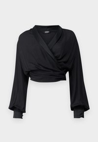 CAMICIA INCROCIATA - Camicetta - nero