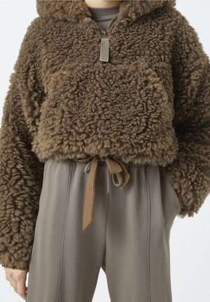 Winterjas - mottled brown