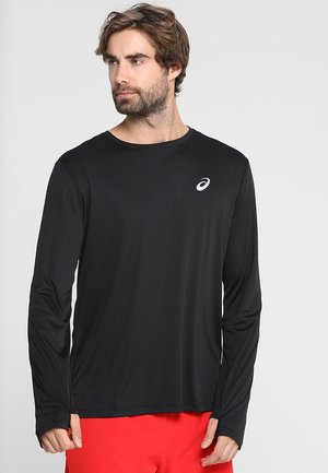 SILVER - Long sleeved top - performance black