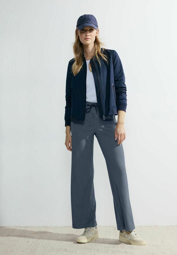 LOOSE FIT - Stoffhose - blau