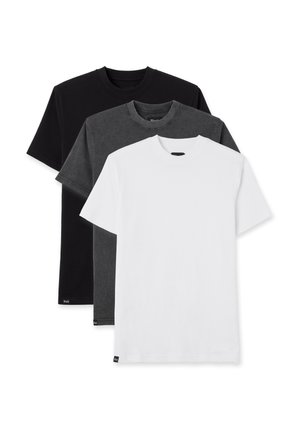 TRIPACK EVERYDAY - T-Shirt basic - black white grey