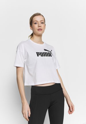 Puma LOGO - T-Shirt print - white