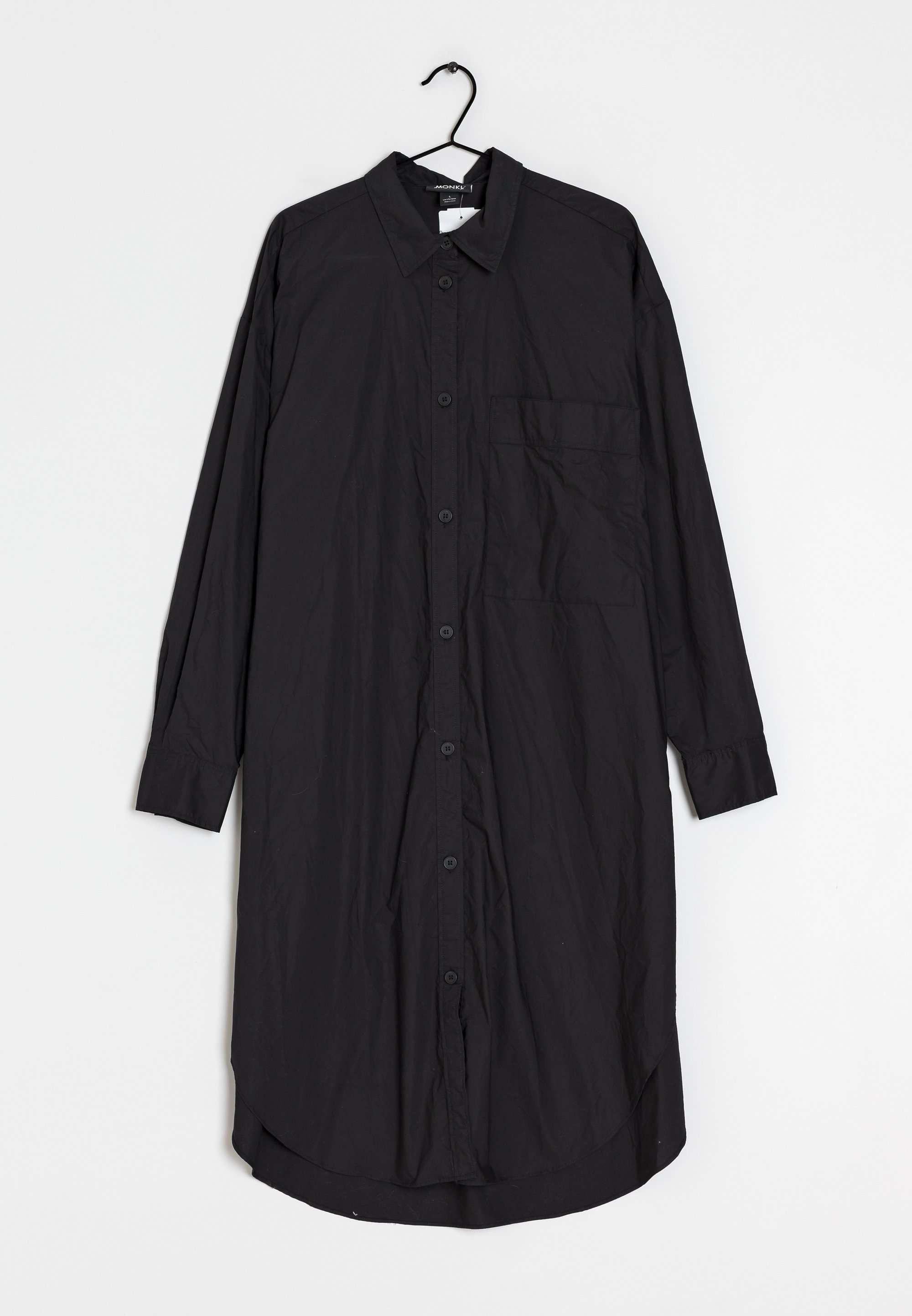 Monki Shirt dress black (Pre-owned)