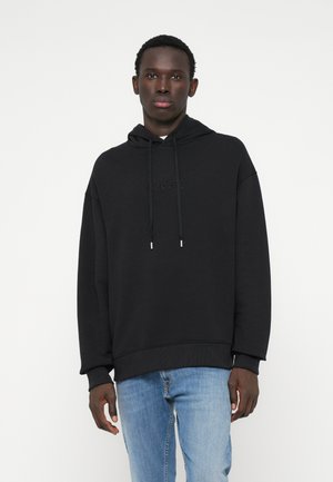 HERITAGE LOGO HOODIE - Kapuzenpullover - black