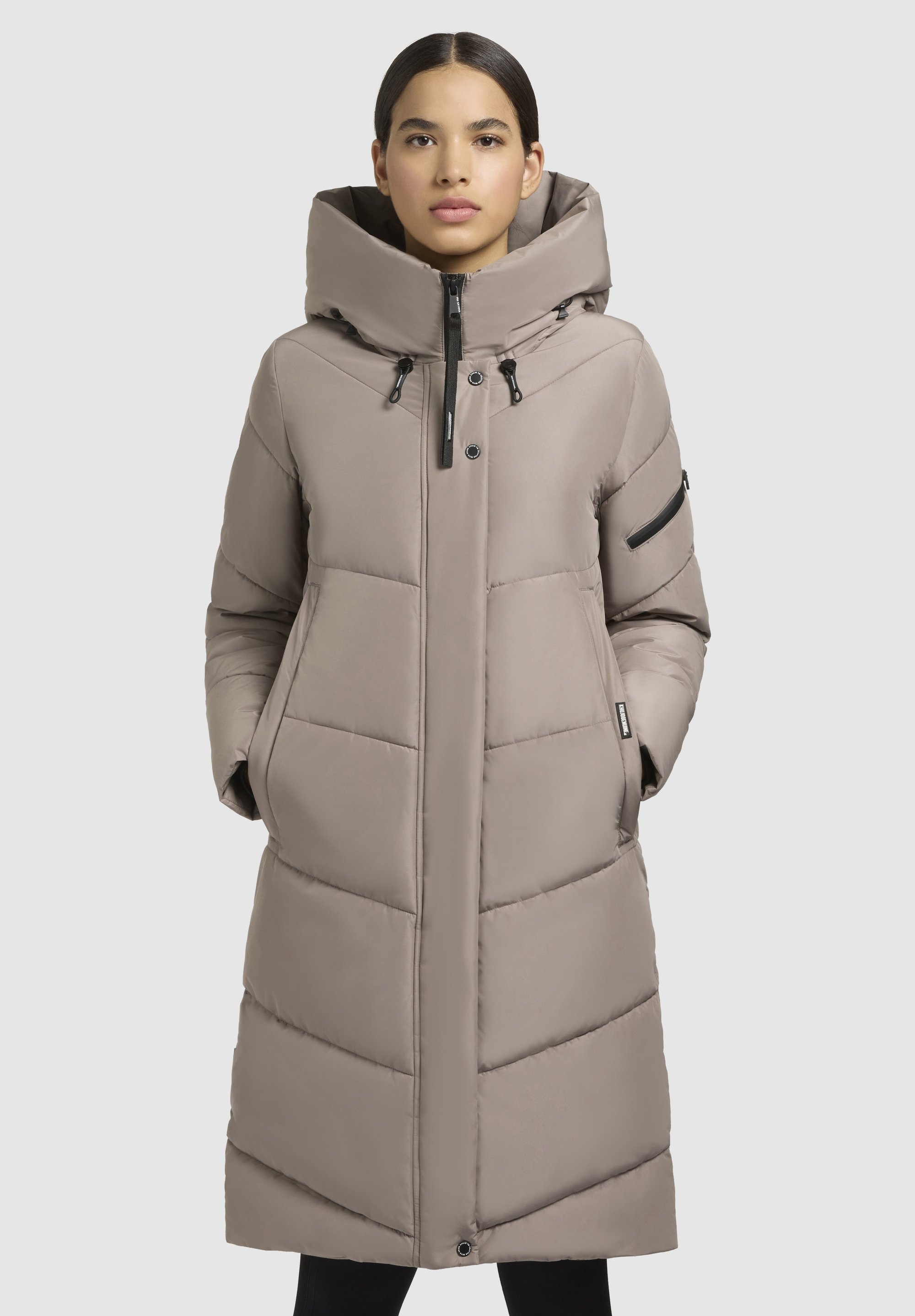 khujo JANGE Wintermantel graubeige/beige Zalando