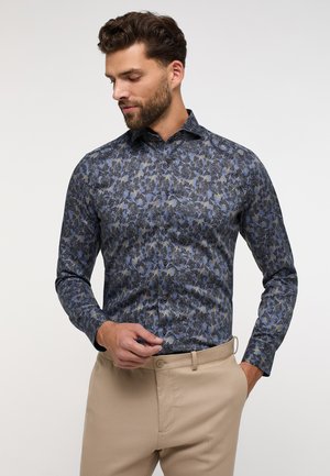 BEDRUCKTES SLIM FIT - Shirt - dunkelblau