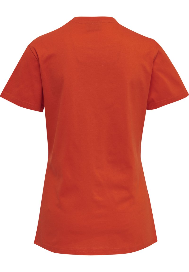 Damen Sportbekleidung | Hummel HMLGG S/S T-Shirt print cherry tomato/rot - FB25416 Damen Sportbekleidung | Hummel HMLGG S/S T-Shirt print cherry tomato/rot - FB25416